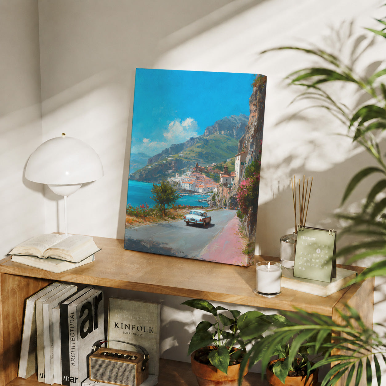 Maiori Amalfi Coast gallery wall decor mockup by Seji Art