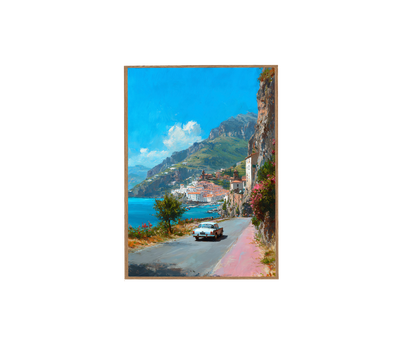 Amalfi Coast Drive Art