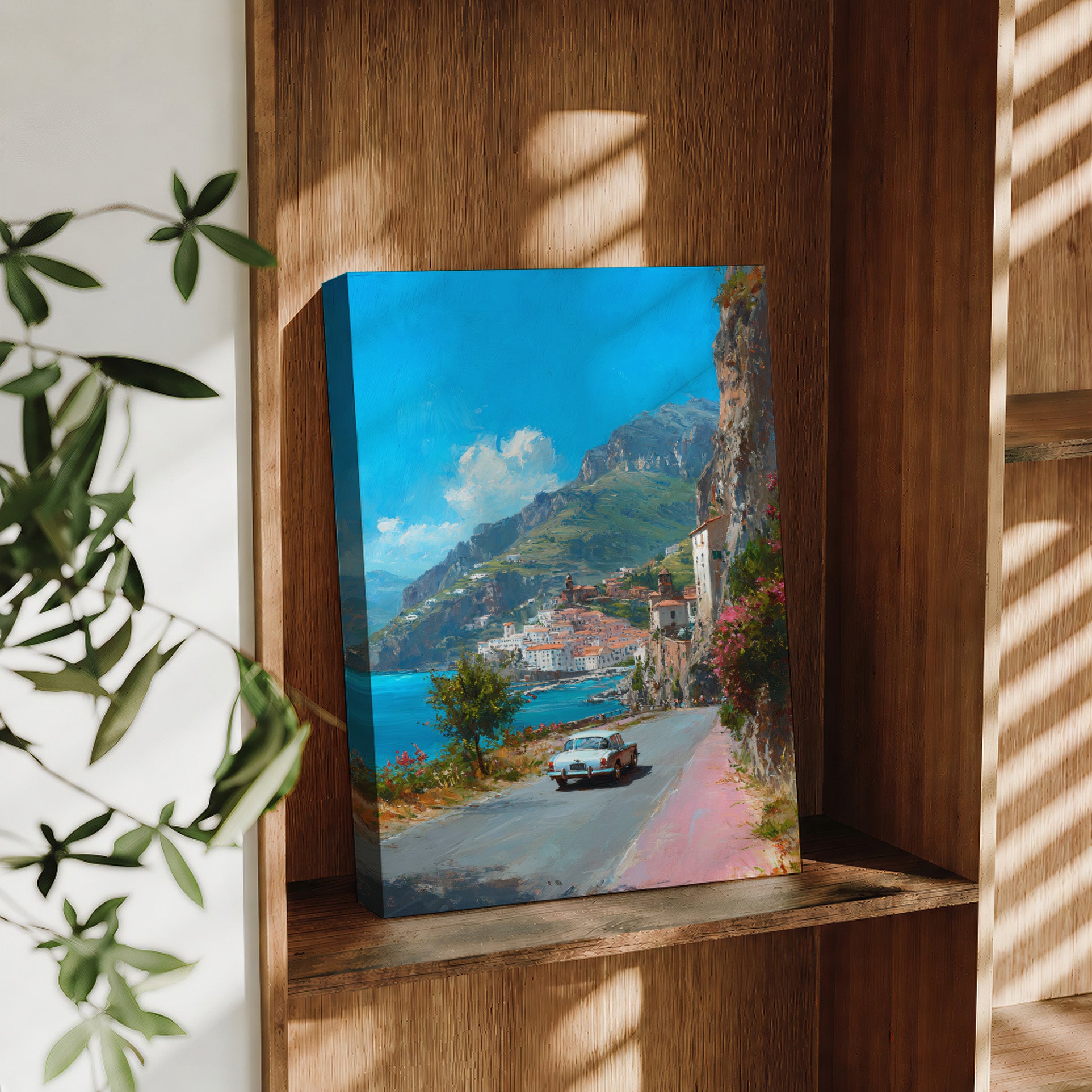 Maiori Amalfi Coast large format wall art preview by Seji Art