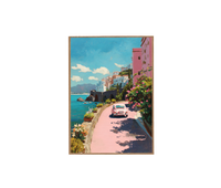 Amalfi Coast Boho Art