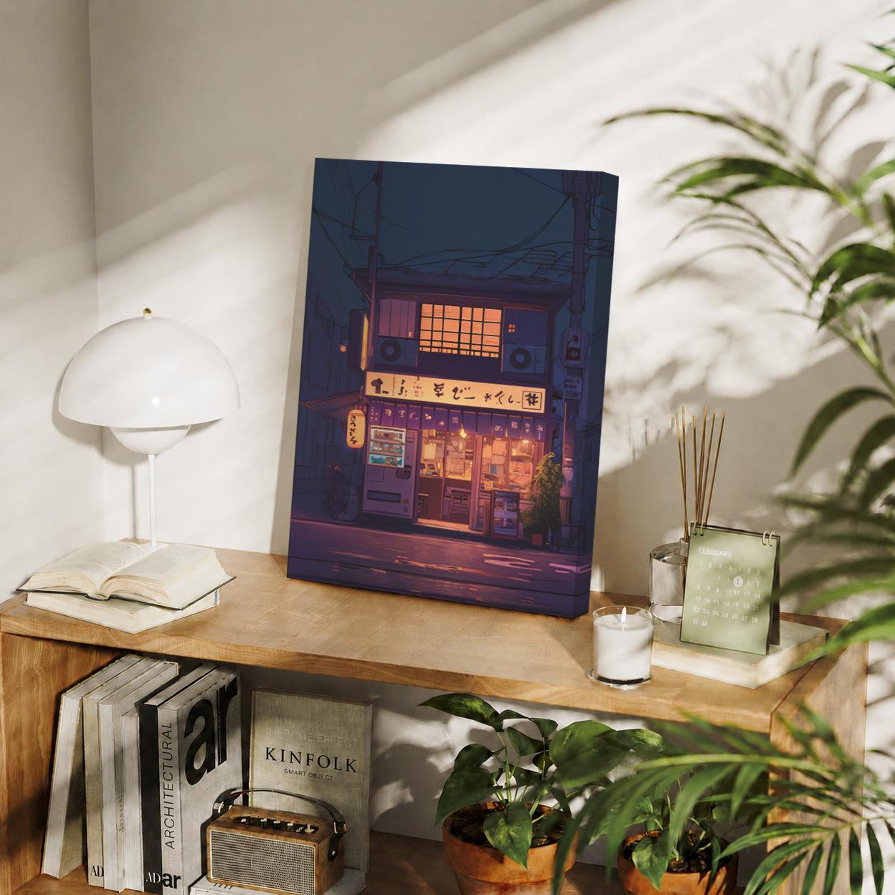 Gado-Shita Tokyo Yurakucho gallery wall decor mockup by Seji Art