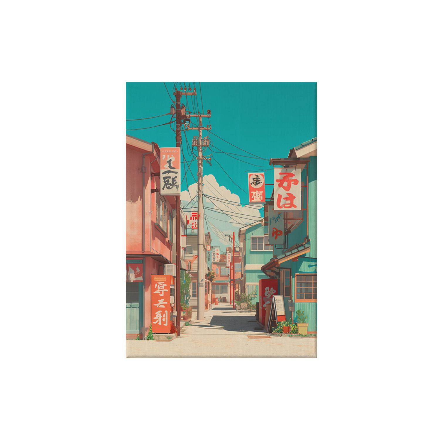 Nezu Tokyo Showa Red Signage Street Art-thumbmail-7