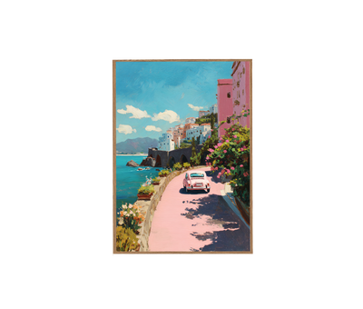 Amalfi Coast Boho Art