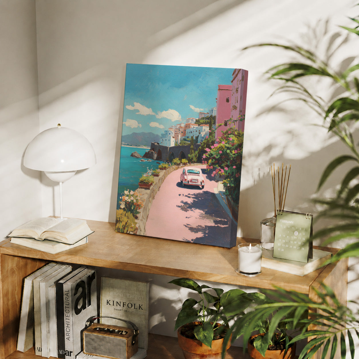 Capri Amalfi Coast large format wall art preview by Seji Art