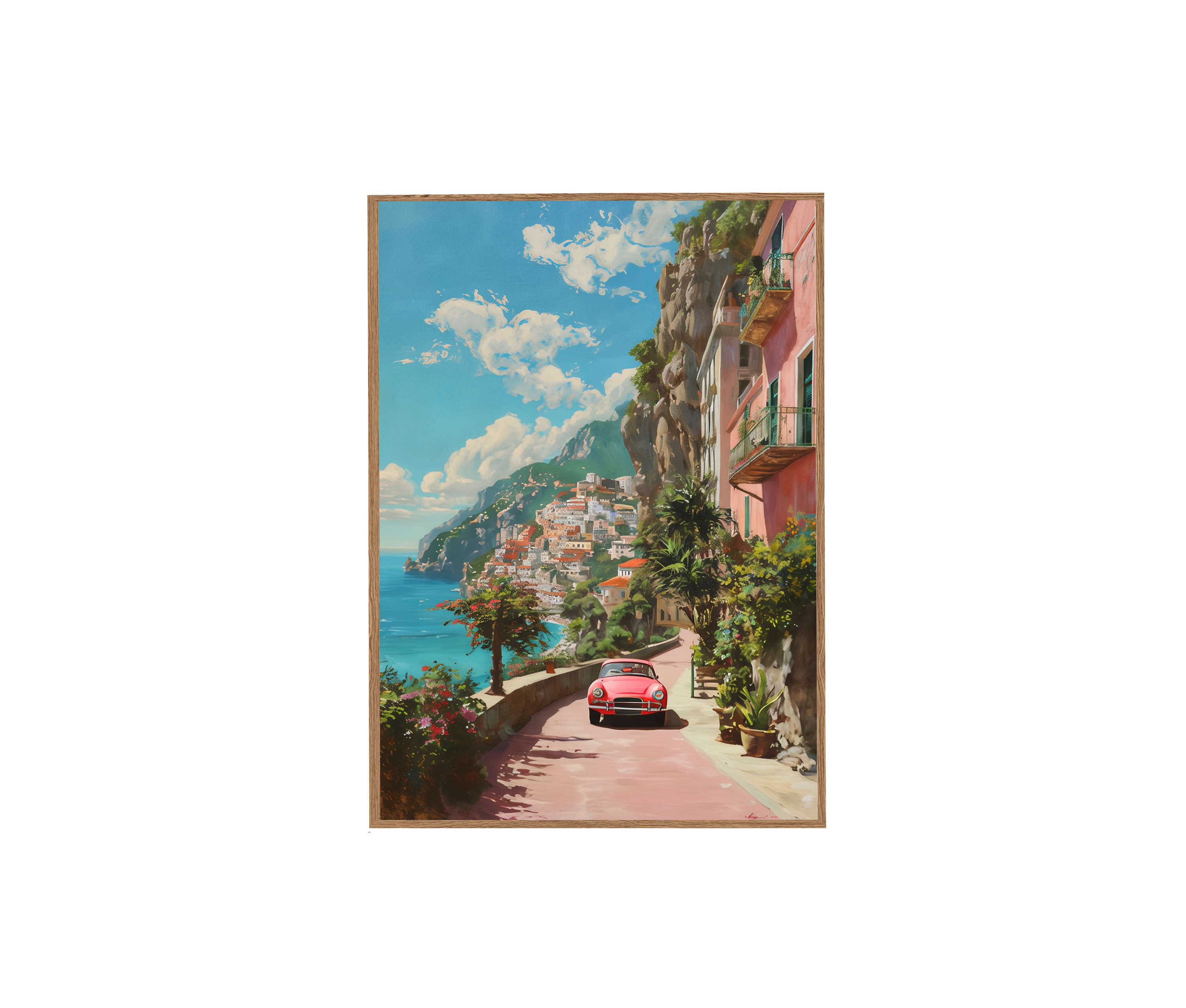 Amalfi Coast Italian Art