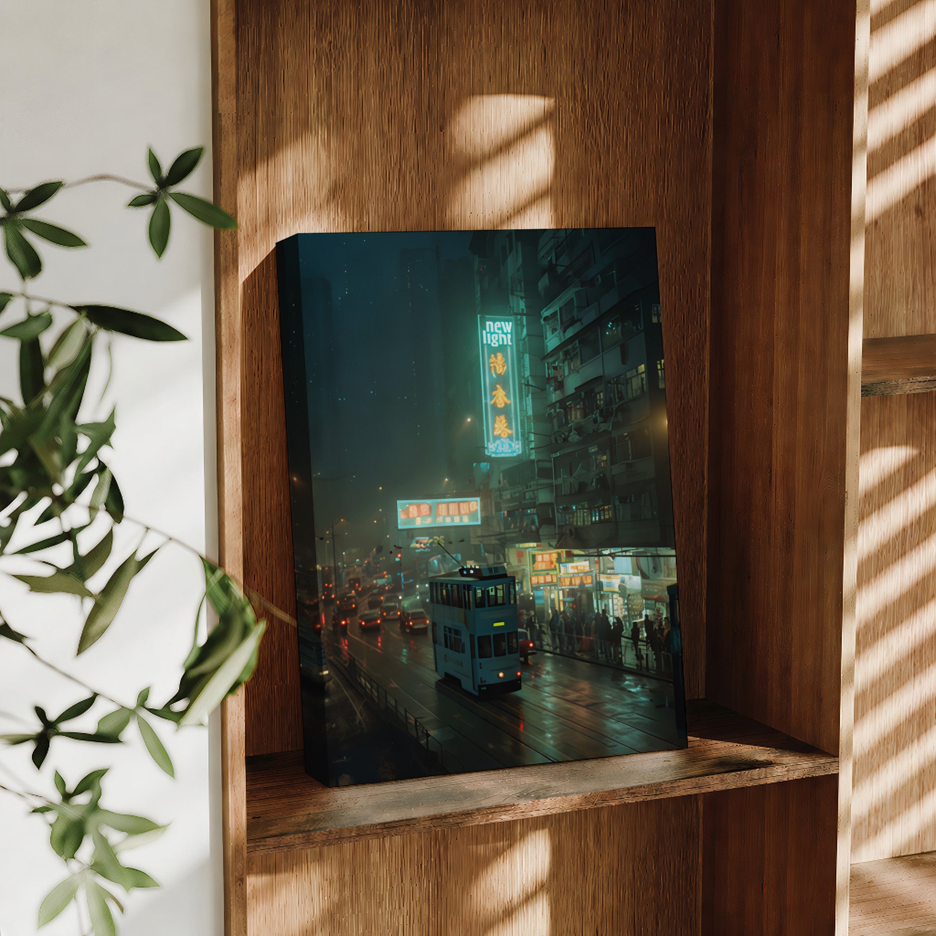 Lockhart Road Wan Chai Hong Kong large format wall art preview by Seji Art