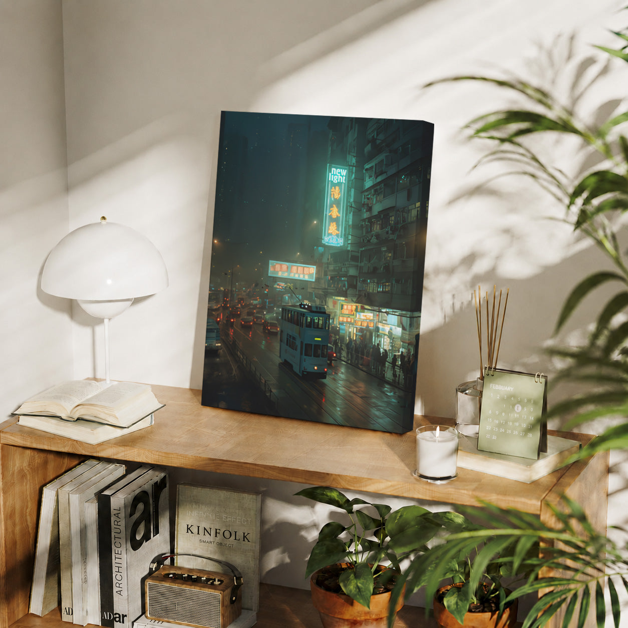 Lockhart Road Wan Chai Hong Kong gallery wall decor mockup by Seji Art