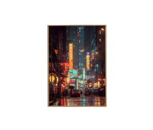 Nathan Road Tsim Sha Tsui Hong Kong Wall Art Print