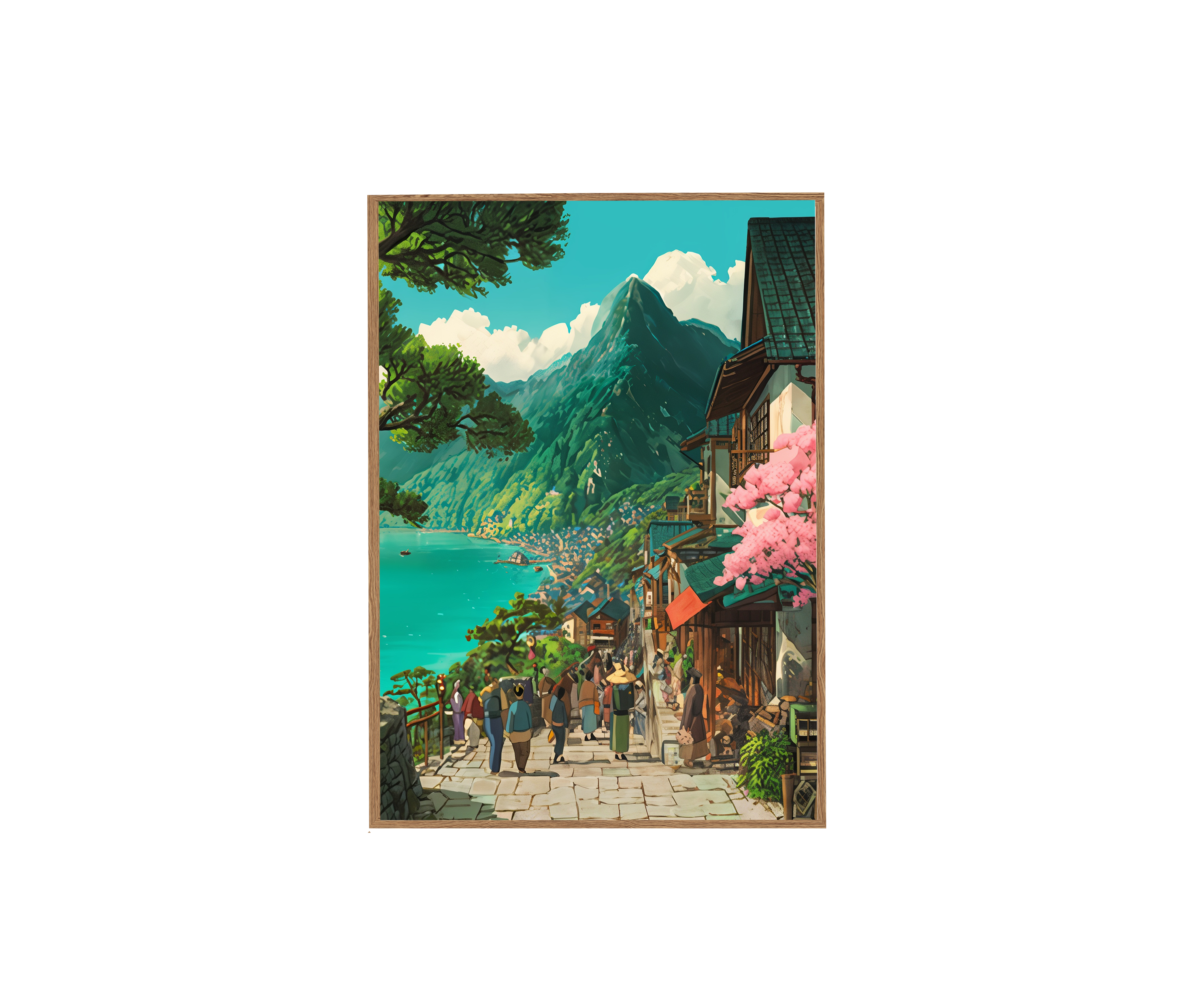 Lijiang Yunnan Cherry Blossom Village Art