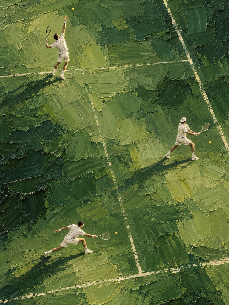 Emerald Rally Tennis primary artwork by Seji Art