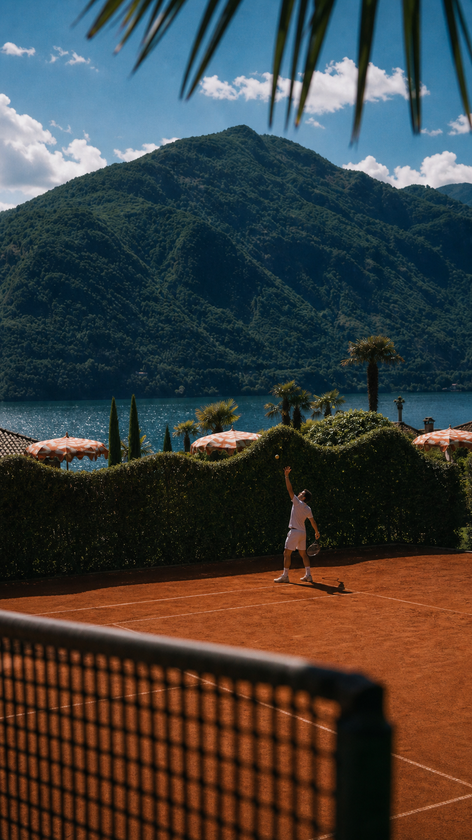 Lake Como Court Level Serve primary artwork by Seji Art