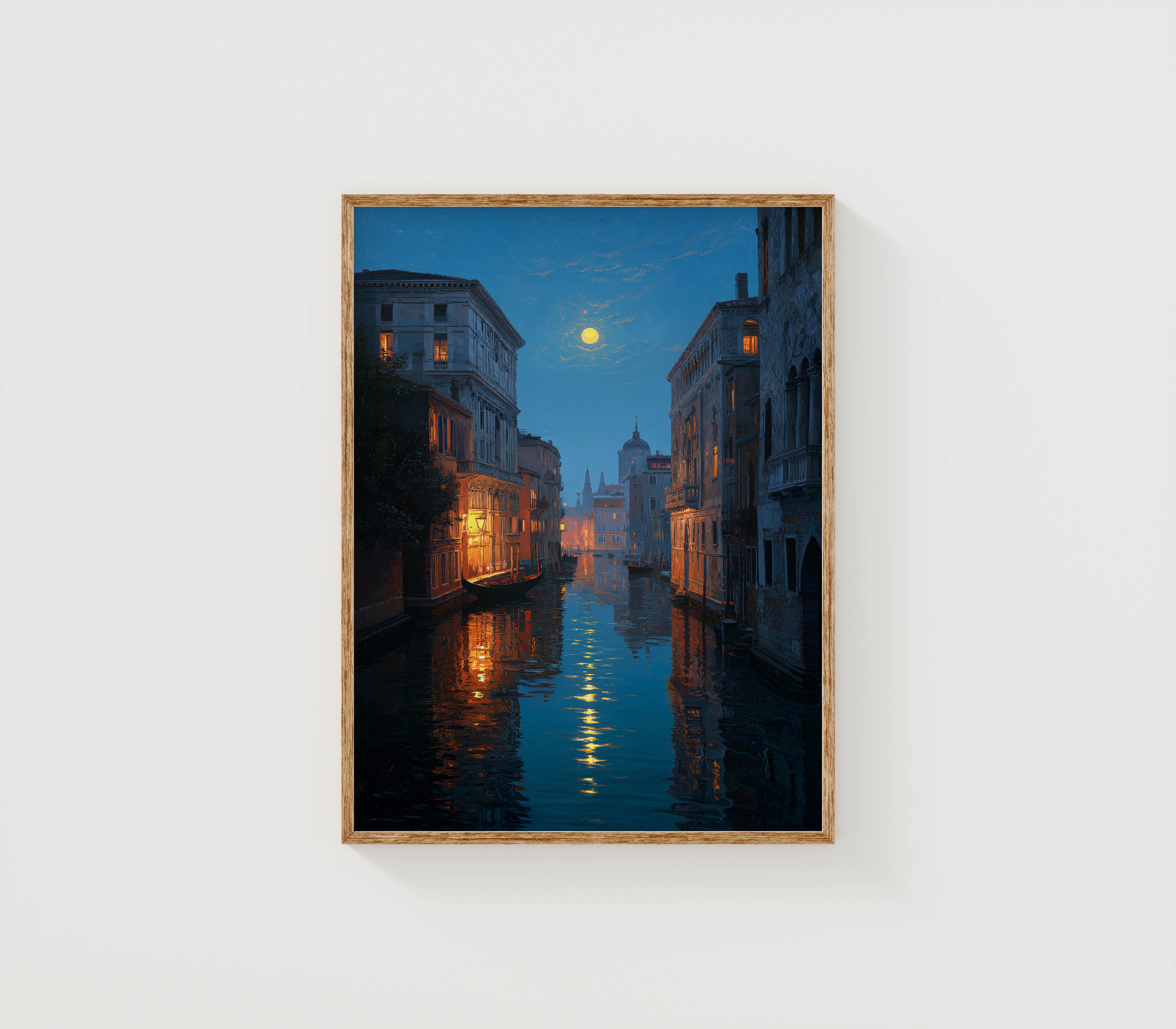 Venice Moonlight Art