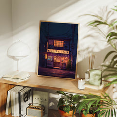 Gado-Shita Tokyo Yurakucho canvas wall art preview by Seji Art