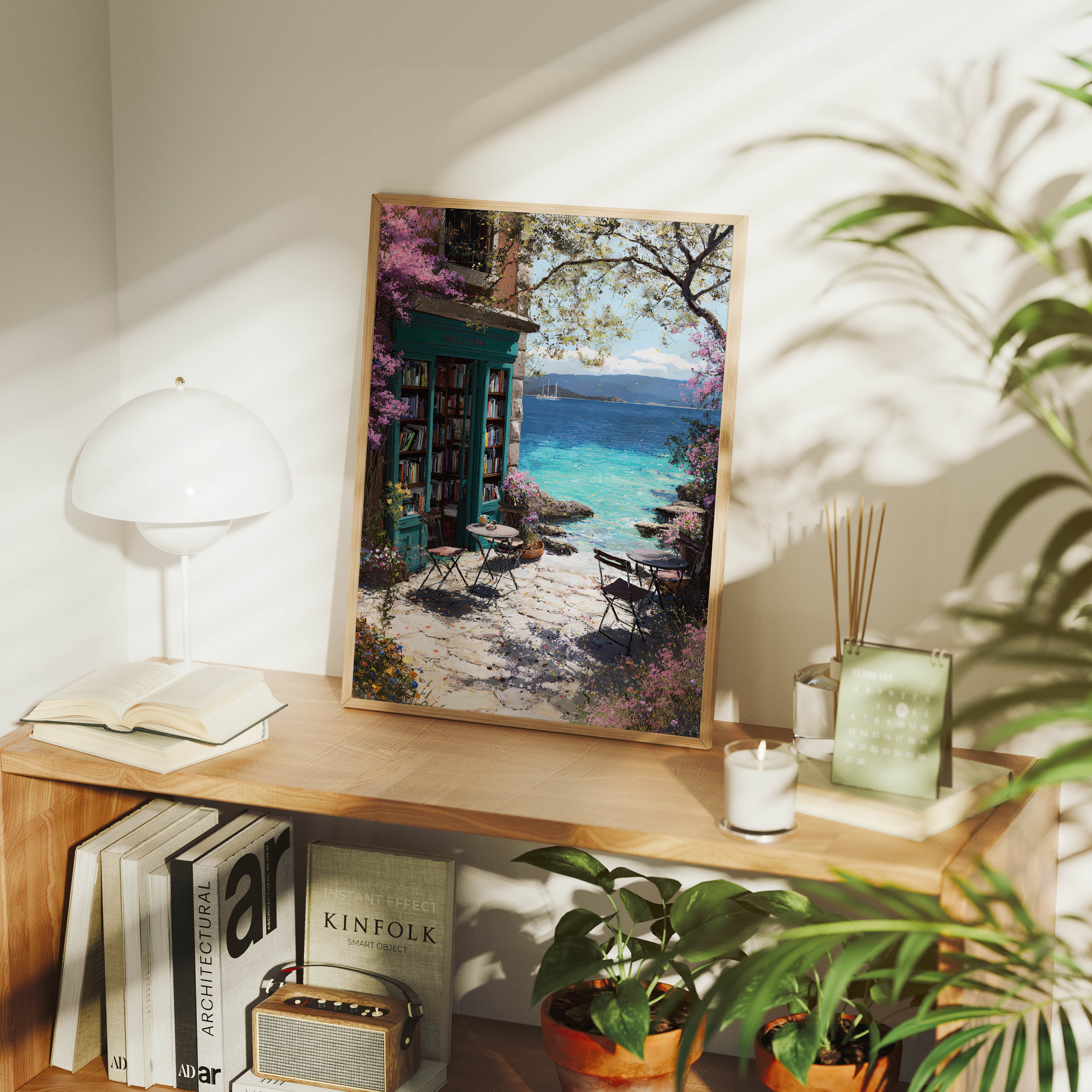 Coastal Bookstore Cafe Art-thumbmail-4