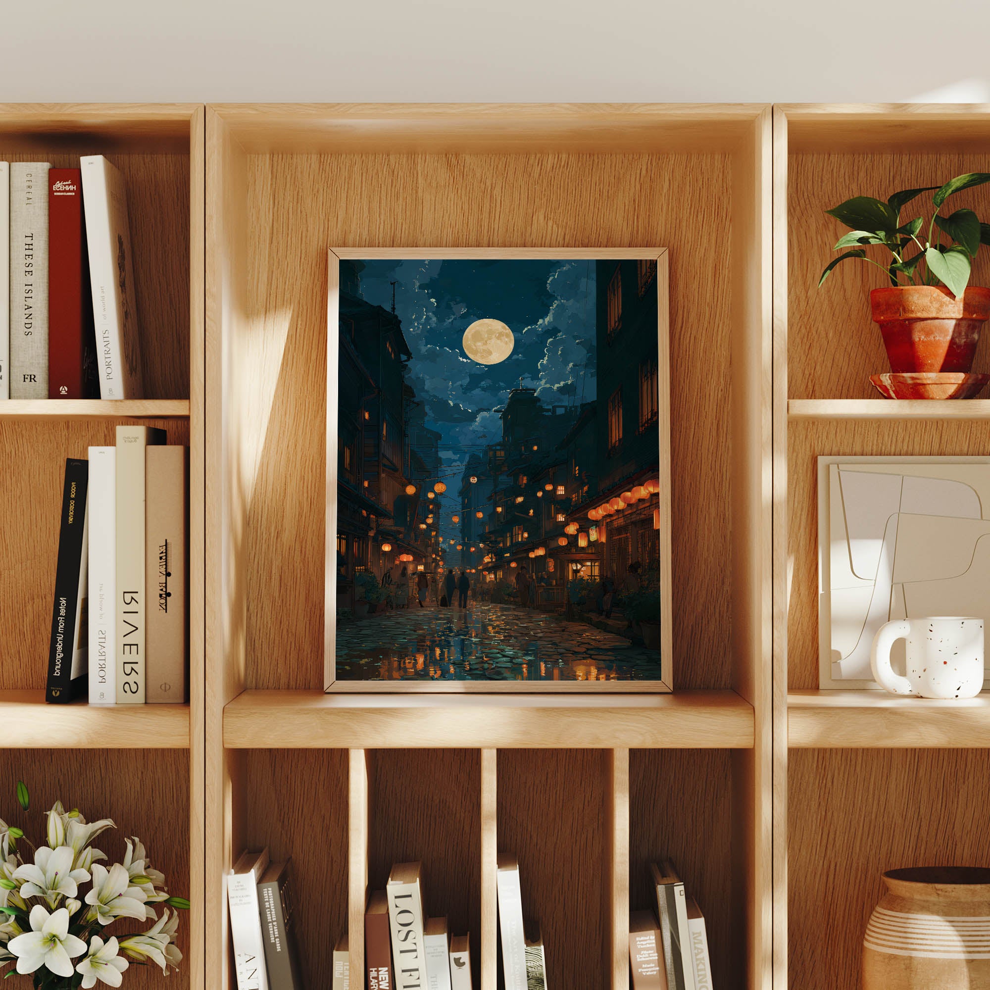 Moonlit Lantern Alley Art-thumbmail-5