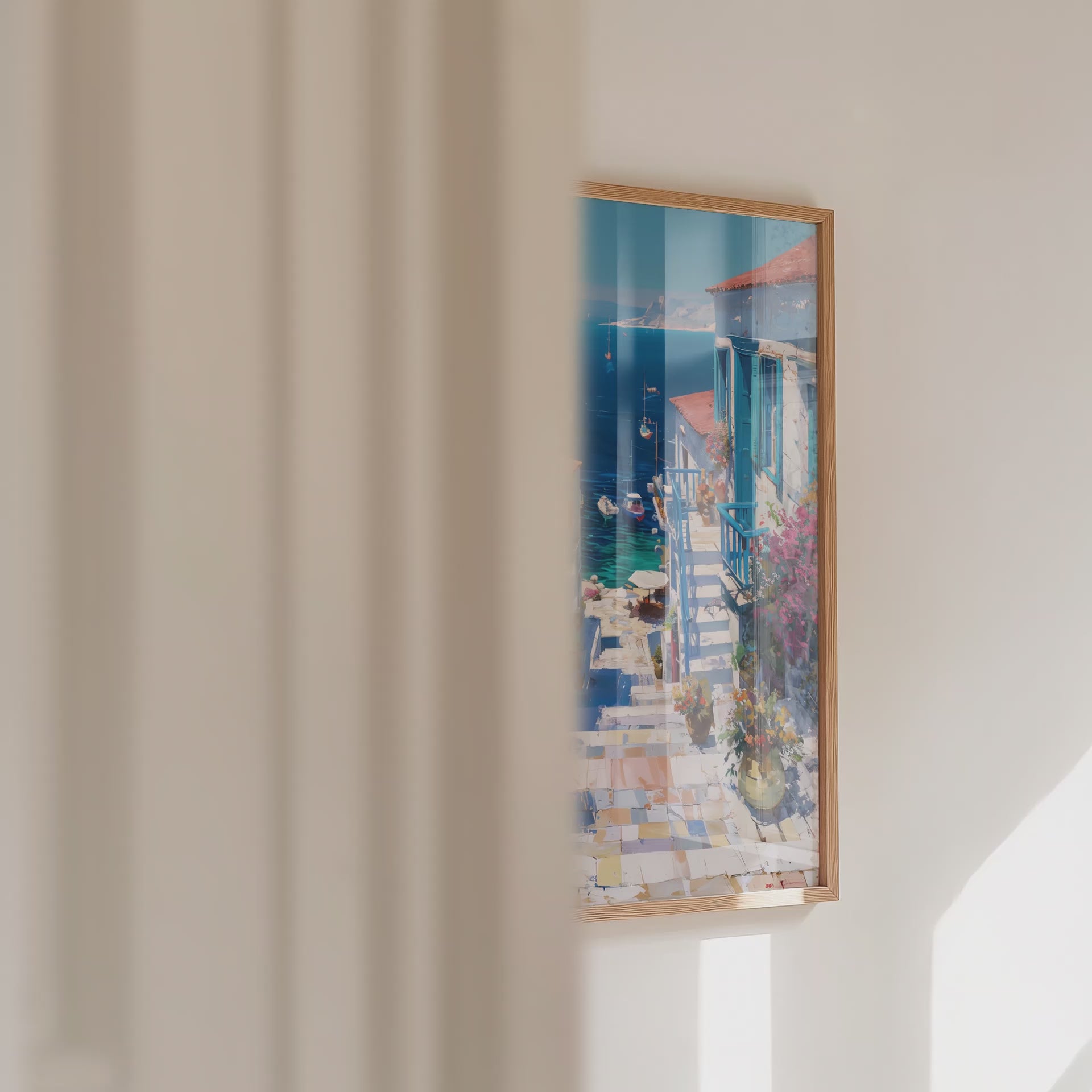 European Coastal Village Art-thumbmail-2