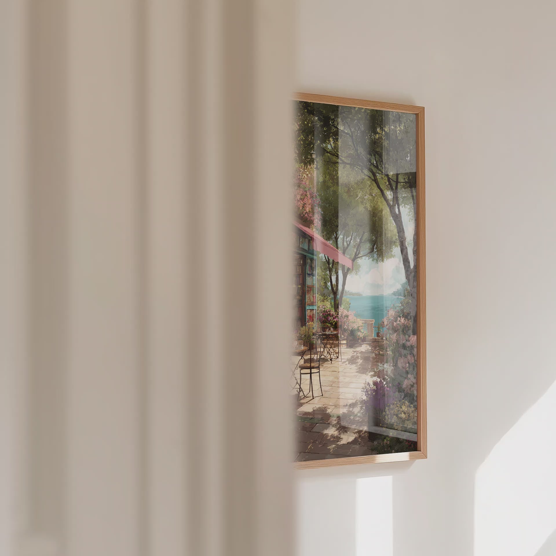 Coastal Village Vintage Art-thumbmail-2