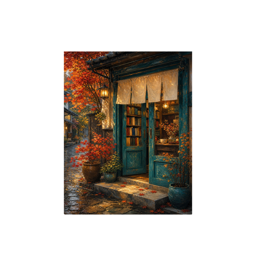 Kyoto Autumn Storefront Wall Art Print