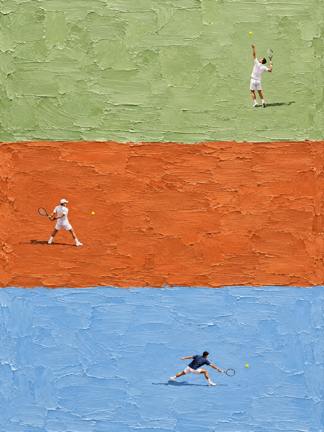 Three Courts Tennis primary artwork by Seji Art