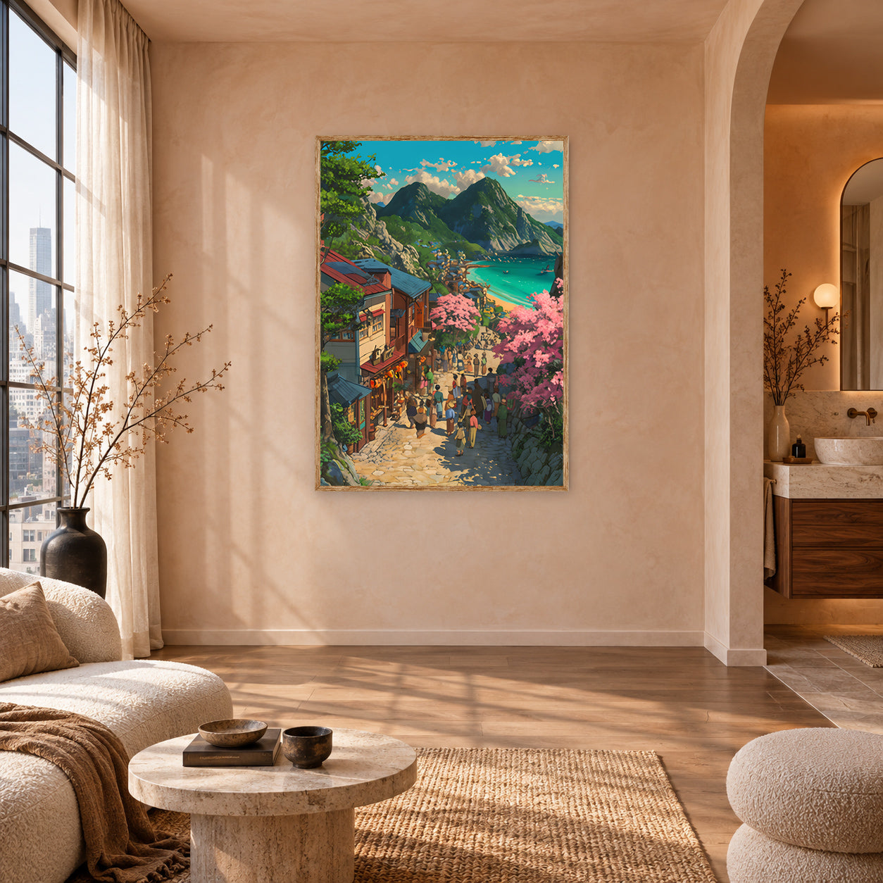 PINTURA 70 poster room mockup 4