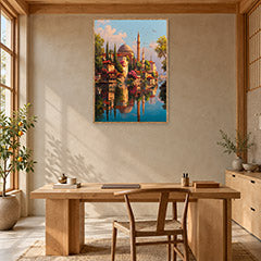 Bukhara Uzbekistan Domed Palace Wall Art Print poster room mockup 2