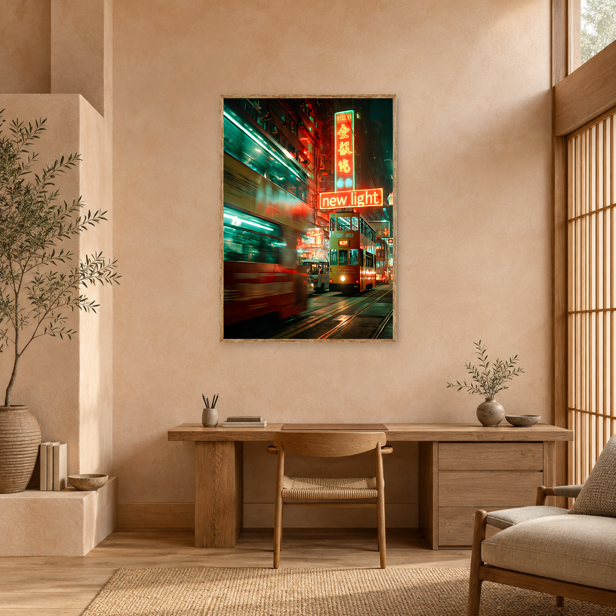 PINTURA 70 poster room mockup 4