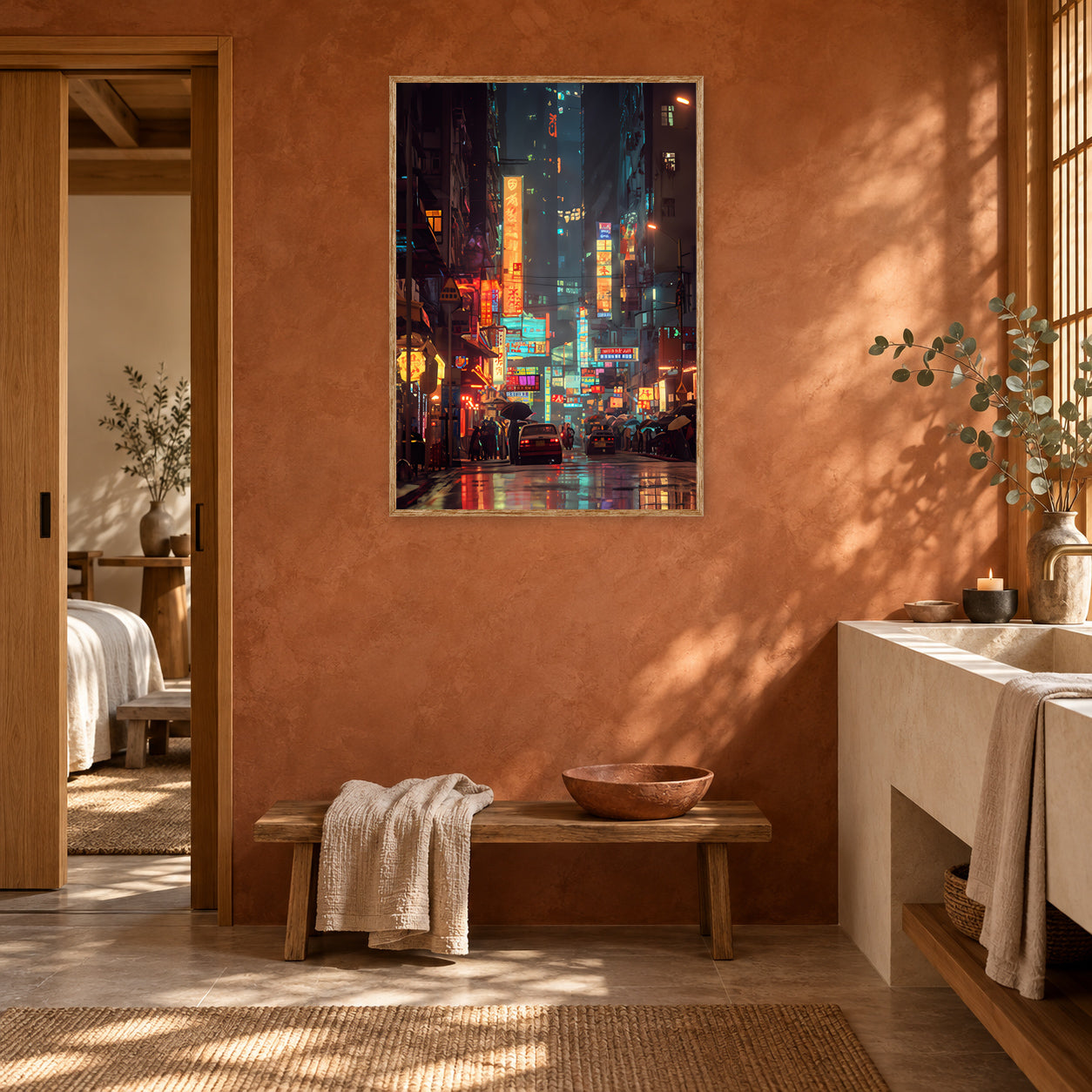 PINTURA 70 poster room mockup 2