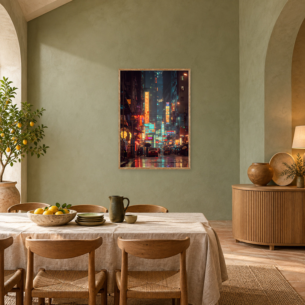 PINTURA 70 poster room mockup 3