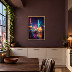 PEINTURE 70 poster room mockup 3