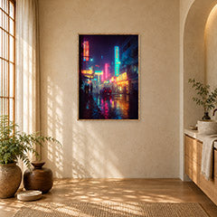 PEINTURE 70 poster room mockup 4