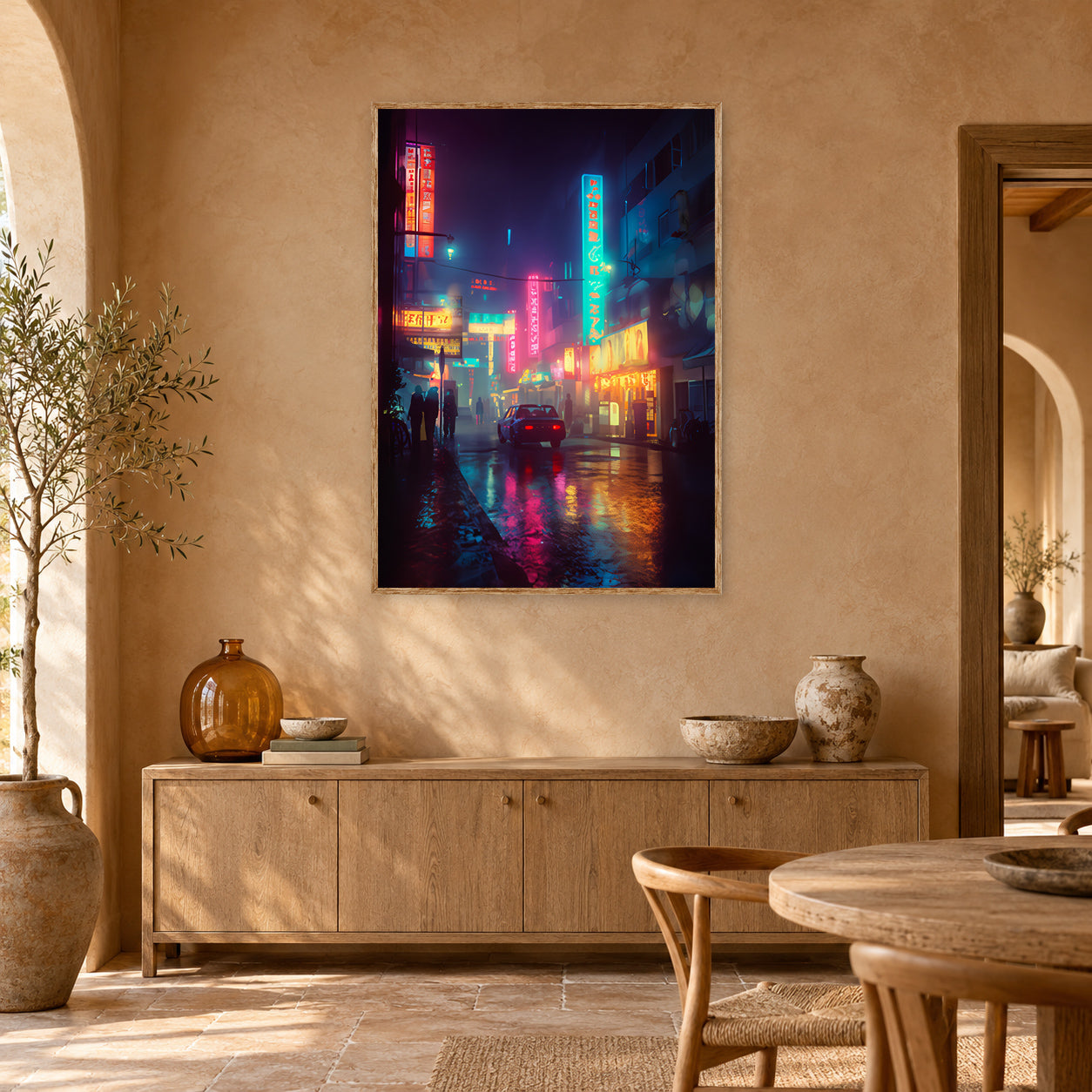 PEINTURE 70 poster room mockup 5
