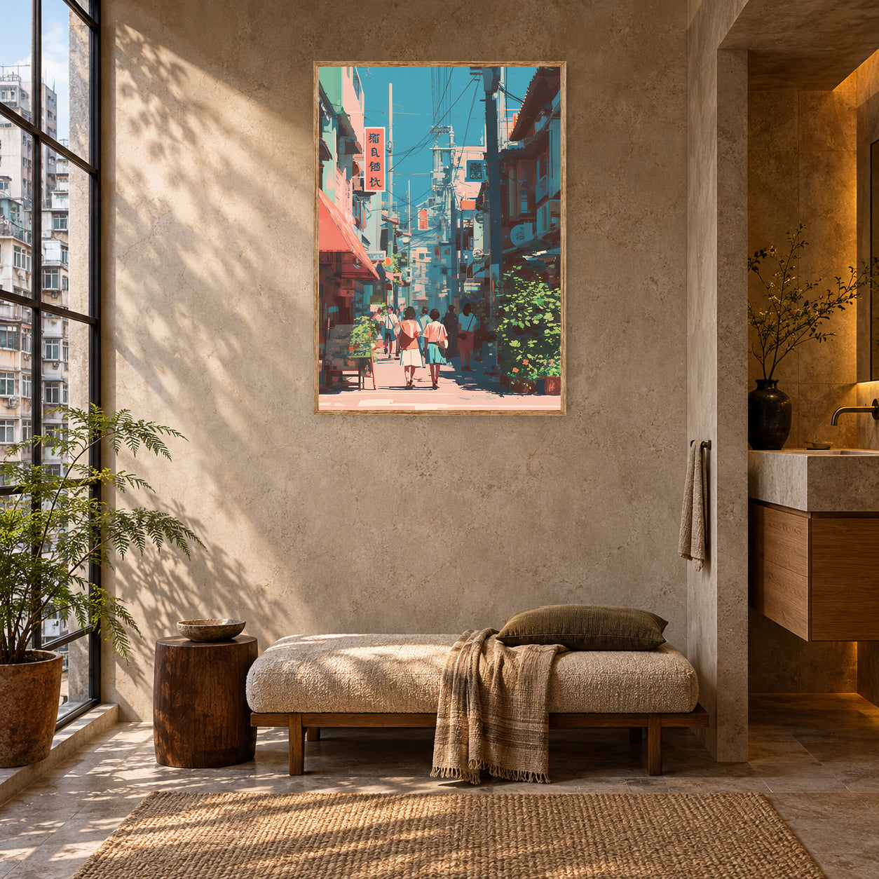 PINTURA 70 poster room mockup 2