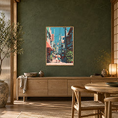 PINTURA 70 poster room mockup 3