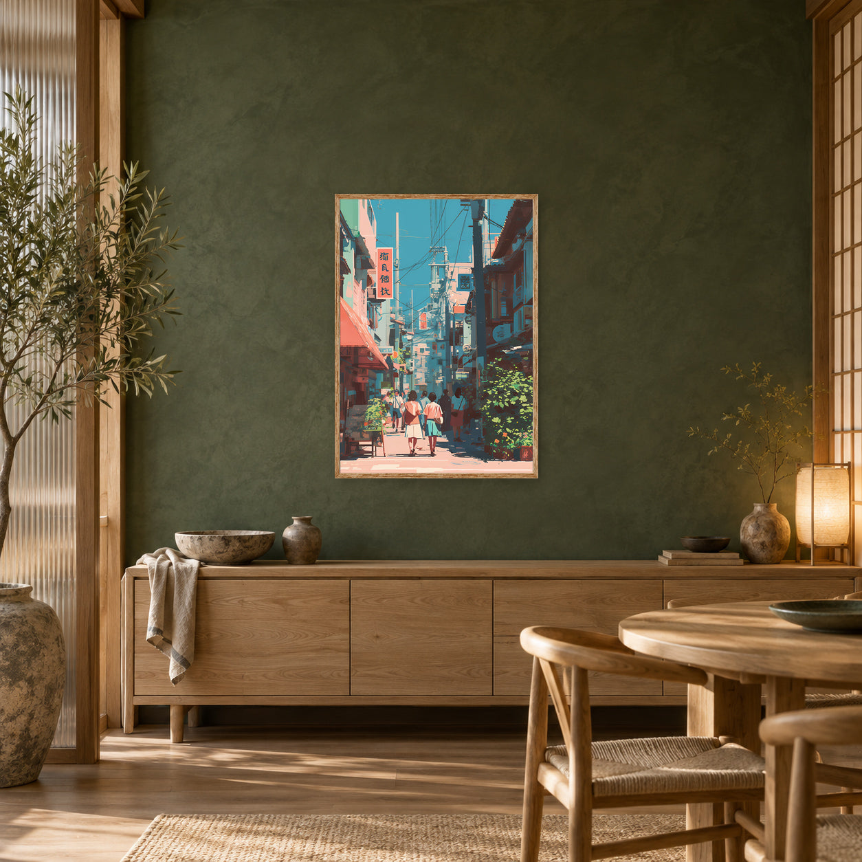 PINTURA 70 poster room mockup 3