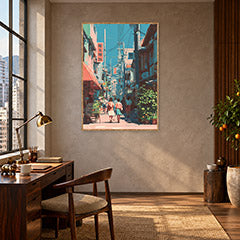 PINTURA 70 poster room mockup 5