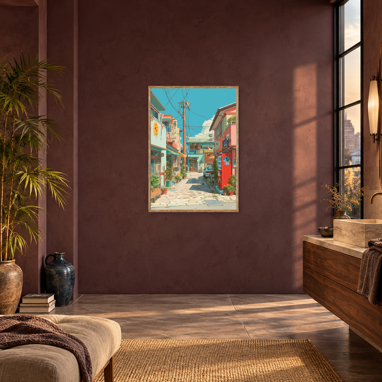 PINTURA 70 poster room mockup 3