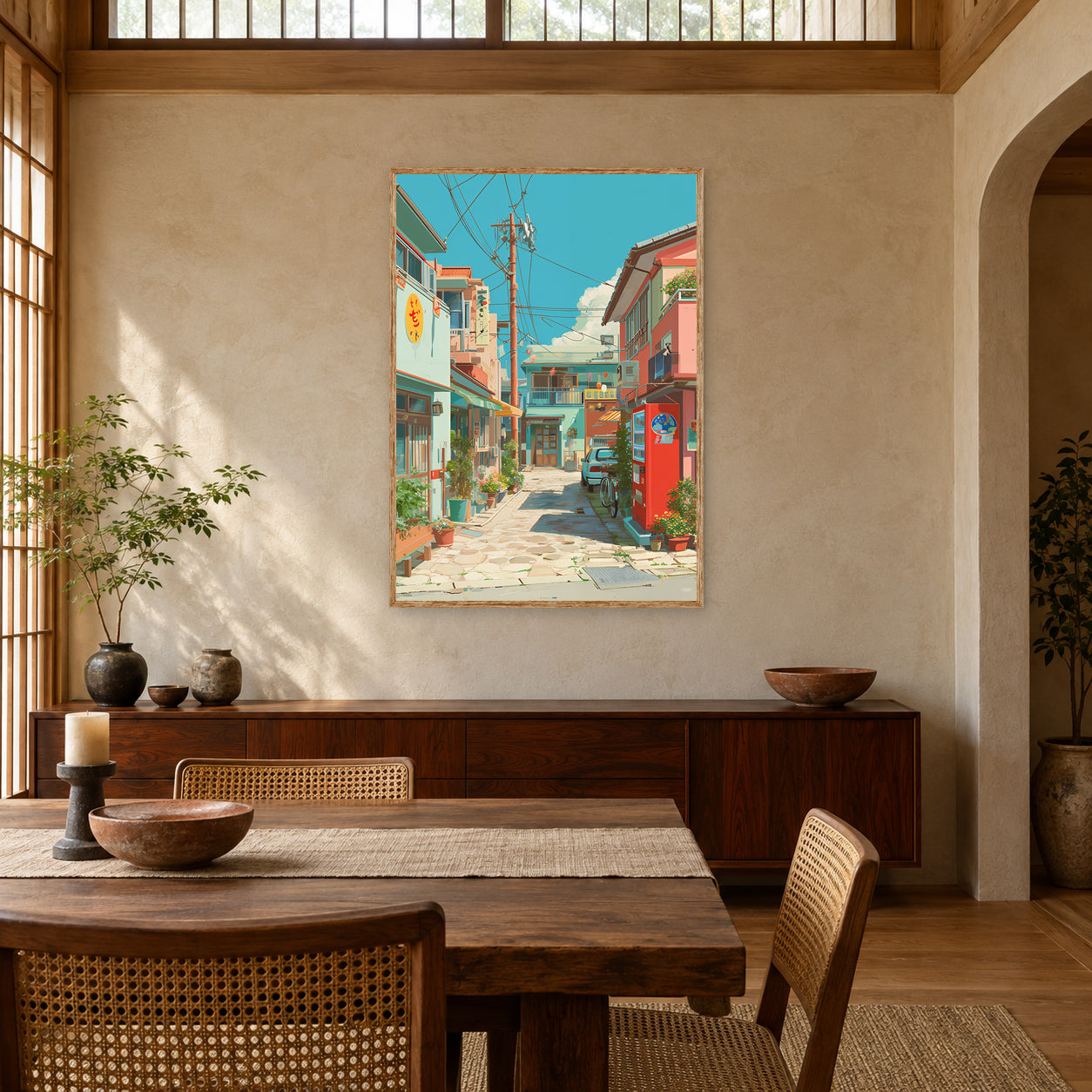PINTURA 70 poster room mockup 4