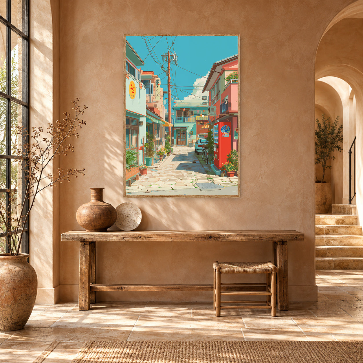PINTURA 70 poster room mockup 5