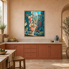 PEINTURE 70 poster room mockup 4