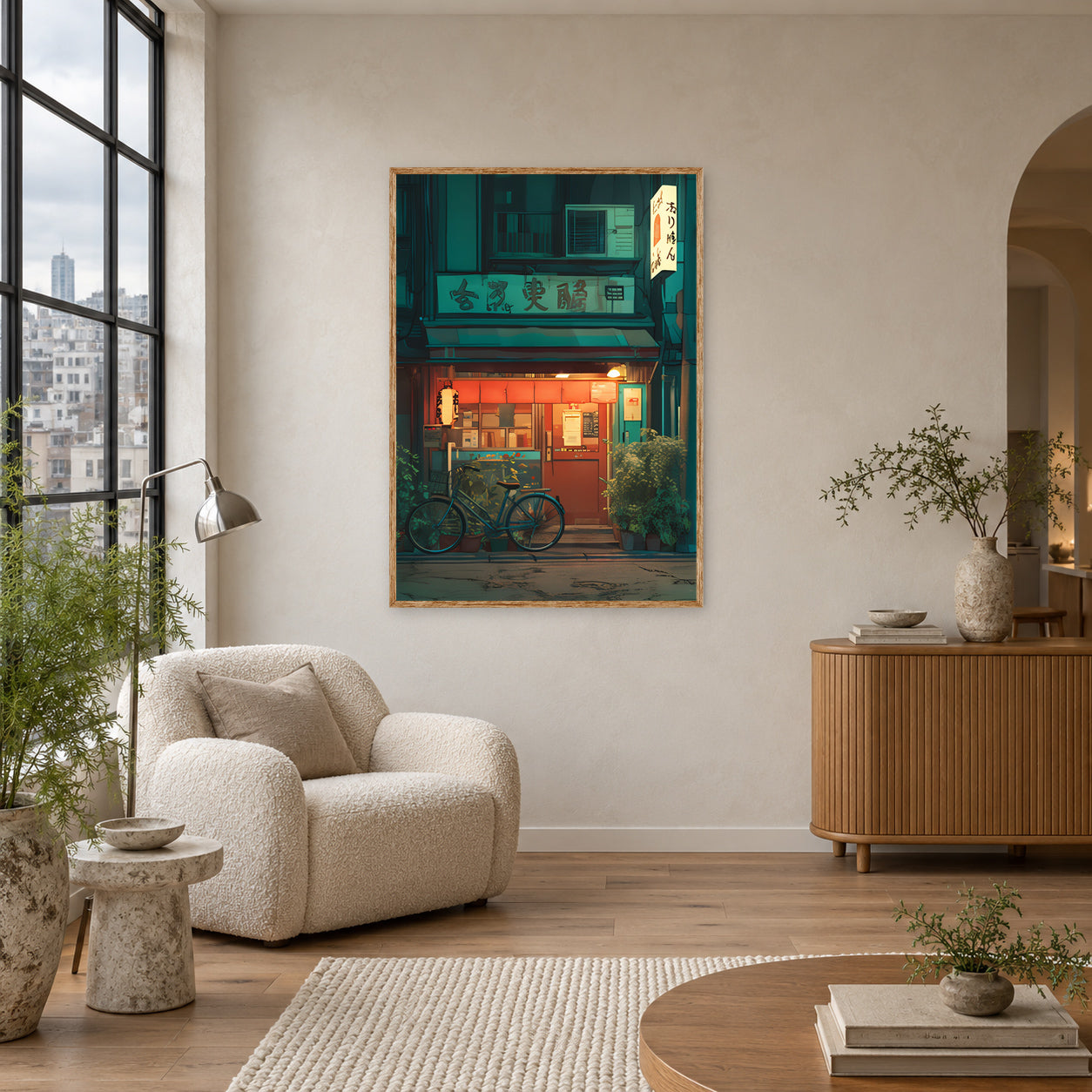 PINTURA 70 poster room mockup 4