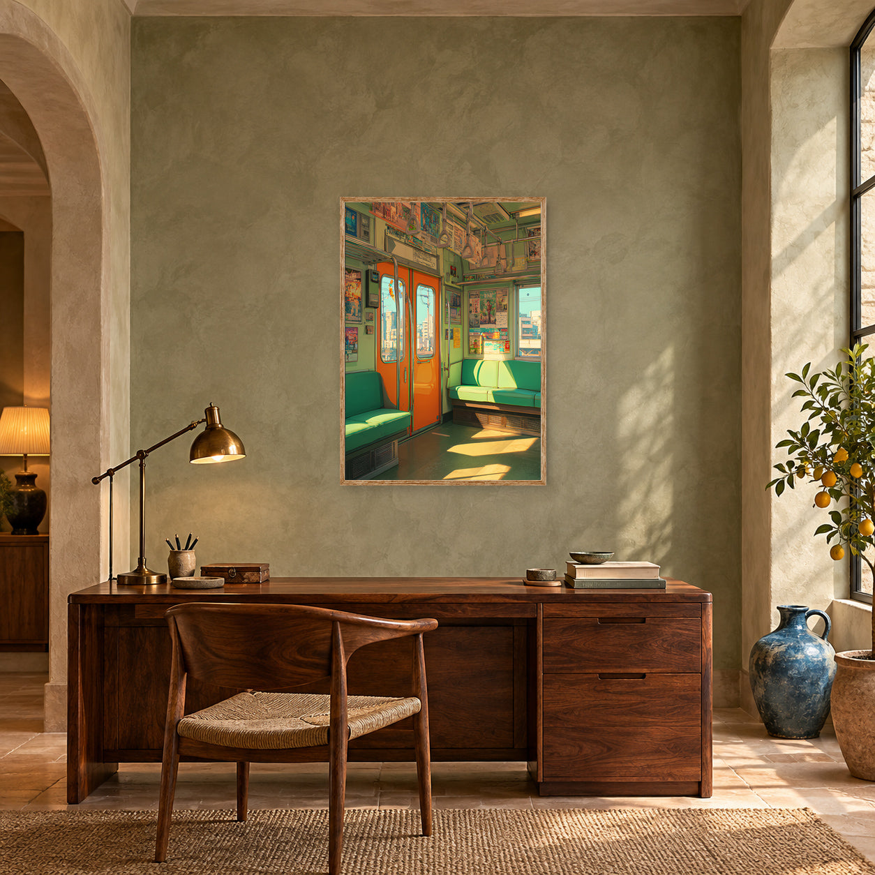 PINTURA 70 poster room mockup 3