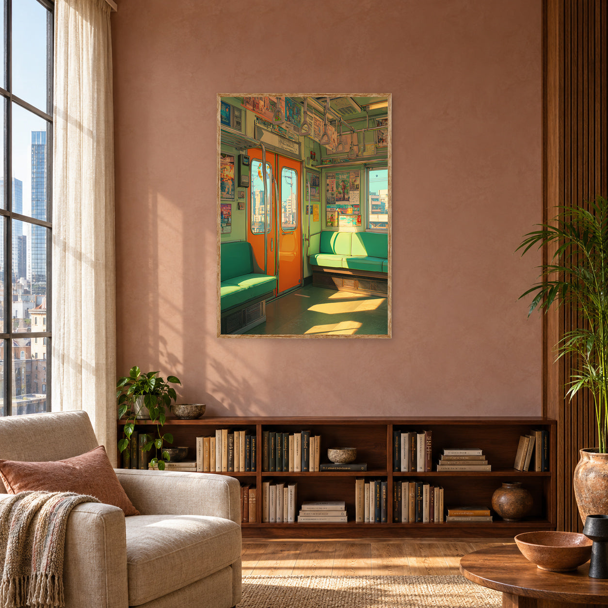 PINTURA 70 poster room mockup 4
