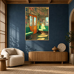 PINTURA 70 poster room mockup 5
