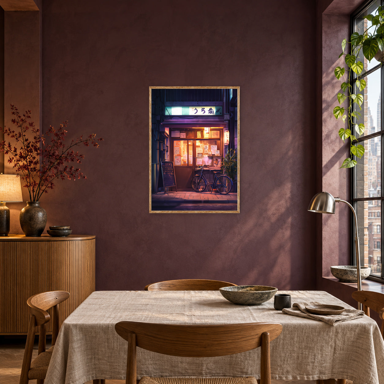 PEINTURE 70 poster room mockup 3