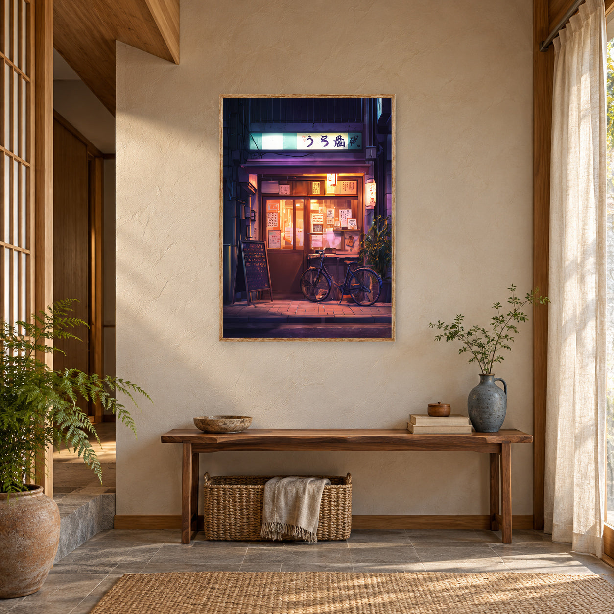 PEINTURE 70 poster room mockup 4
