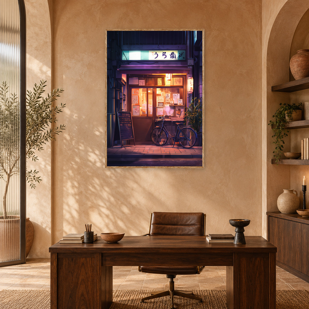 PEINTURE 70 poster room mockup 5