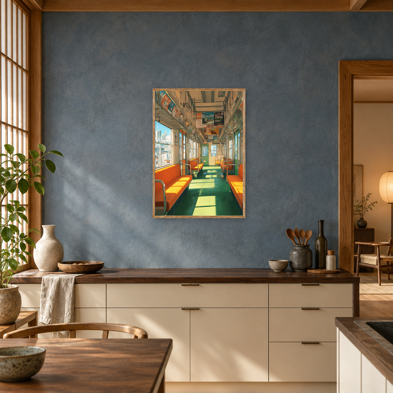 PINTURA 70 poster room mockup 3