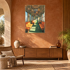PINTURA 70 poster room mockup 2