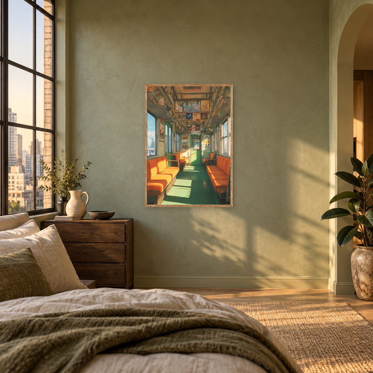 PINTURA 70 poster room mockup 3
