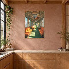 PINTURA 70 poster room mockup 4